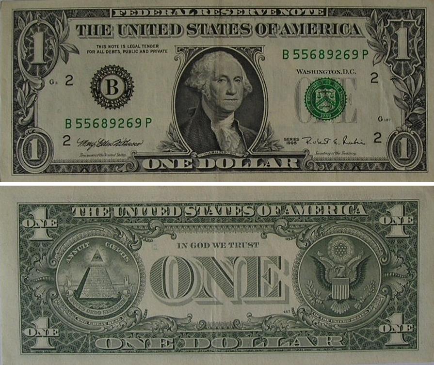 Как выглядят настоящие доллары