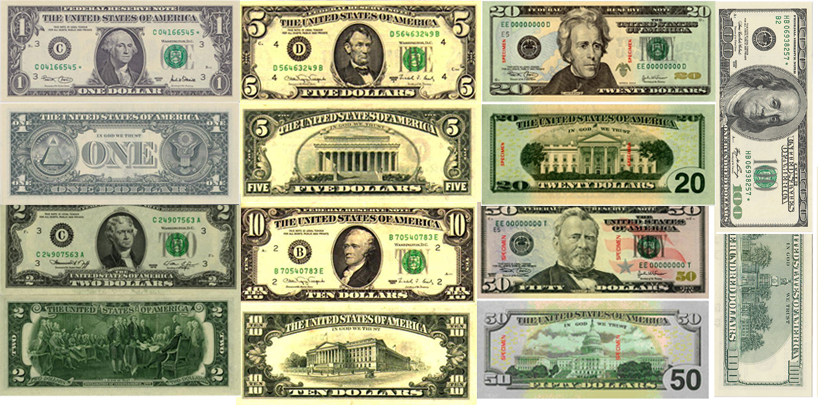 Кто изображен на долларах, степени защиты и где производят обмен ветхих долларов Доллары старого и нового образца. Как отличить фальшивку доллара